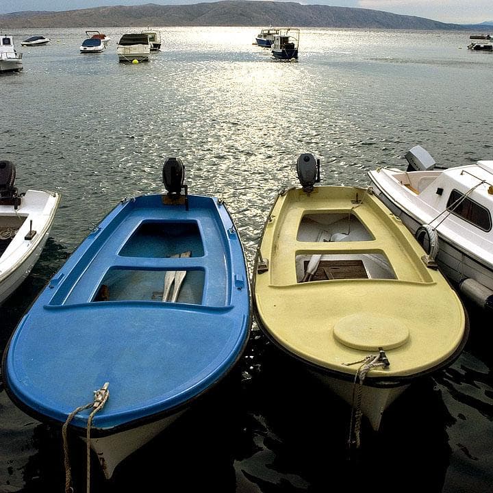 Imbarcazioni a Senj
